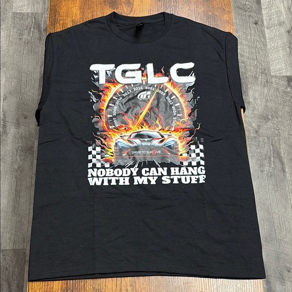 TGLC Racing Black Graphic Tee - Picture 1 of 1